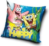 Spongebob Squarepaints - Sierkussen Kussen 40 x 40 cm (inclusief vulling en met ritssluiting)