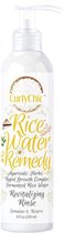 CurlyChic Rice Water Remedy 239ml Revitalizing Rinse with Ayurvedic Herbs and Rapid Hairgrowth Complex
