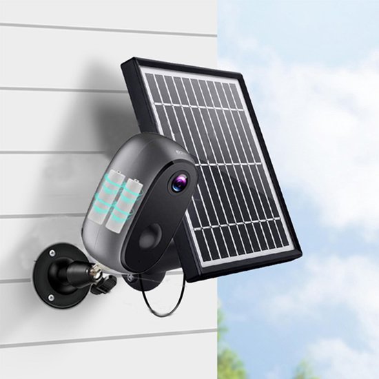 Chargeur de panneau solaire pour caméra de sécurité oculaire Plein air |  bol.com
