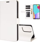 Samsung Galaxy A52 / A52s hoesje - MobyDefend Wallet Book Case (Sluiting Achterkant) - Wit - GSM Hoesje - Telefoonhoesje Geschikt Voor: Samsung Galaxy A52 / Galaxy A52s