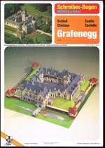 Kartonnen bouwplaat kasteel Grafenegg schaal 1:250