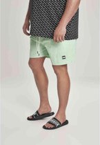 Urban Classics Zwemshorts -3XL- Block Groen/Zwart