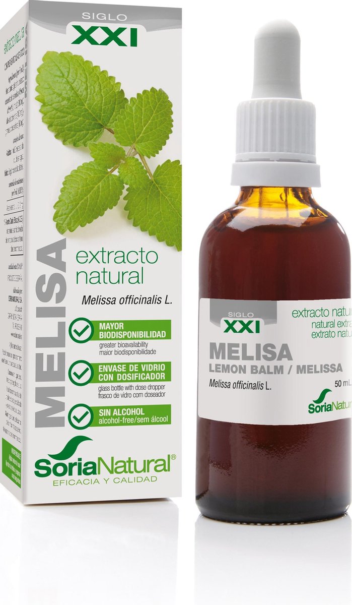 Soria Natural Melisa Extracto Natural Xxi 50 Ml