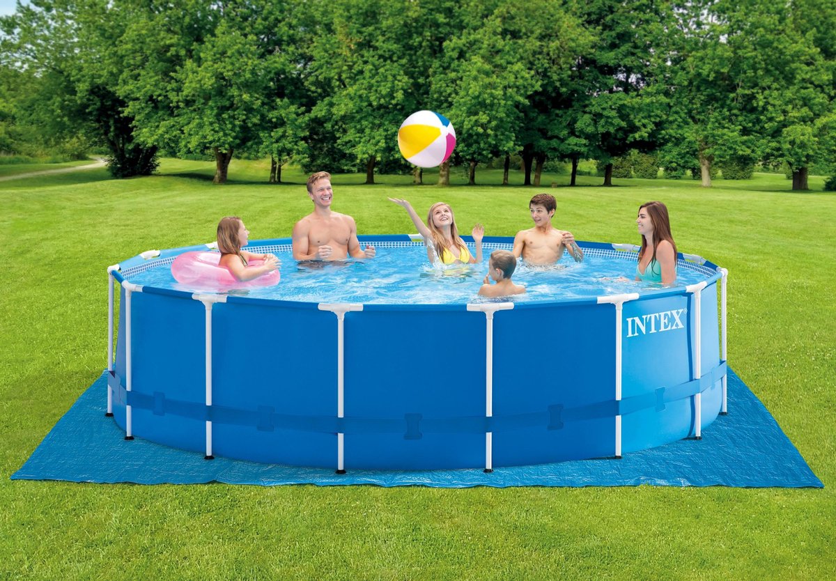 Metal Frame Pool Zwembad - 457 x 122 cm - Voordeelset – foto 2