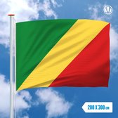 Vlag Congo-Brazzaville 200x300cm
