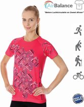 Brubeck Athletic - AirBalance Hardloopshirt / Sportshirt Dames - Raspberry - S