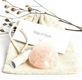 Bag of Love - Rose Quartz (gemstone, crystal, tumbled, giving, receiving, christmas, christmas present)