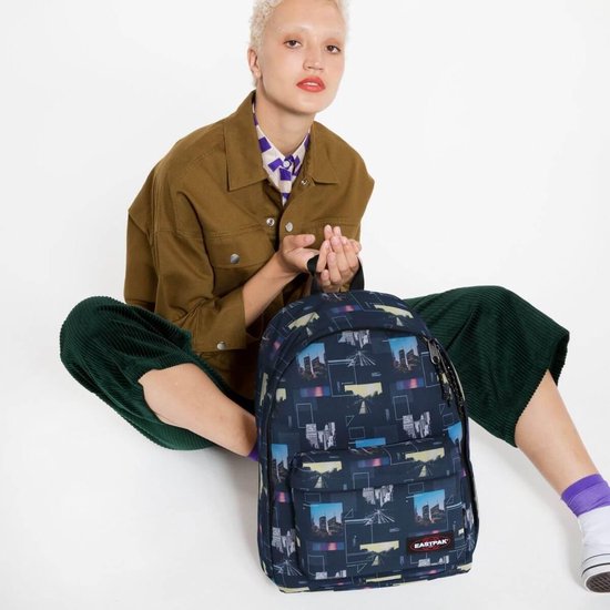 Eastpak Out Of Office Rugzak - Shapes Blue