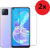 Oppo A73 5G Screenprotector - Oppo A73 5G Tempered Glass 2x