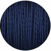 3 Core Twisted Dark Blue Color Electric Cable Coated Fabric 0.75mm - vintage editie lampen- Retro Lights-