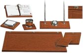 Leer Bureau Onderlegger - Bureau accessoires - 49x36 cm - XXXL Werkmat - Bureau Organizer