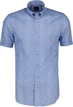 Jac Hensen Overhemd - Modern Fit - Blauw - 4XL Grote Maten