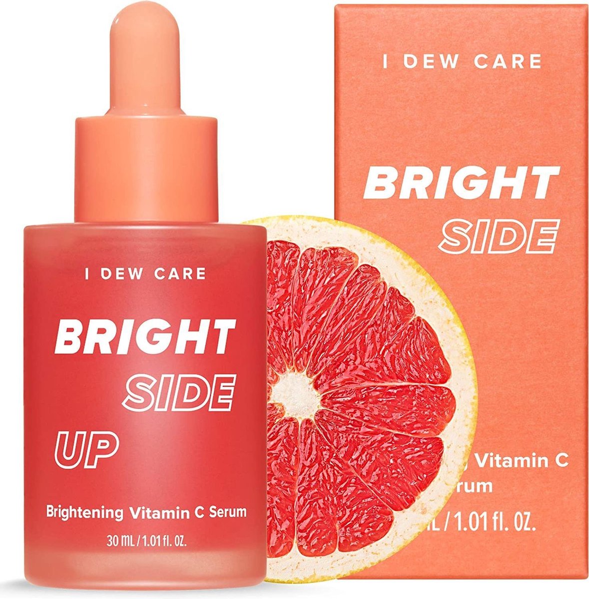 I Dew Care Bright Side Up - Brightening Vitamin C Serum 30ml - Korean K Beauty Skincare - New 2021 - Glycerin - Niacinamide - Vitamine E & B5