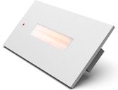 Mo-El Aaren design heatstrips  |1600 Watt |inbouw | donkerstraler (middengolf) voor kantoor / serre / winkel / loods /  terras | Wit