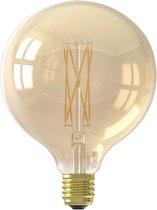 CALEX - LED Lamp - Globe Spiraal - Filament G125 - E27 Fitting - Dimbaar - 4W - Warm Wit 2100K - Amber
