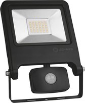 OSRAM - LEDVANCE - LED Breedstraler 30 Watt met sensor - LED Schijnwerper - Natuurlijk Wit 4000K - Spatwaterdicht IP44