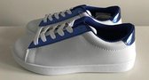 Topway Young Fashion sneakers wit/blauw, B415110, maat 40