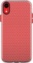 Voor iPhone XR Honeycomb Shockproof TPU Case (transparant)