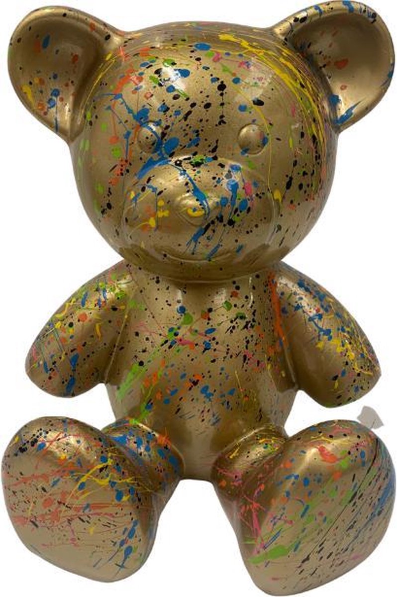 The Christmas Shop | Decoris kerstornament - Beer - Op bruine regenboog