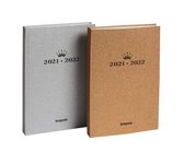 Brepols Schoolagenda 2021-2022 - Bijoux - Zilver - 11.5 x 16.9 cm