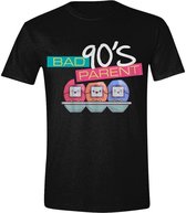 TAMAGOTCHI - BAD 90'S PARENT MEN T-SHIRT - BLACK S