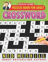 brain game puzzles book for adult crossword