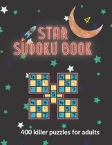Star sudoku book volume 4: 400 sudoku puzzles book for adults