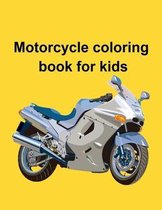 Motorcycle coloring book for kids