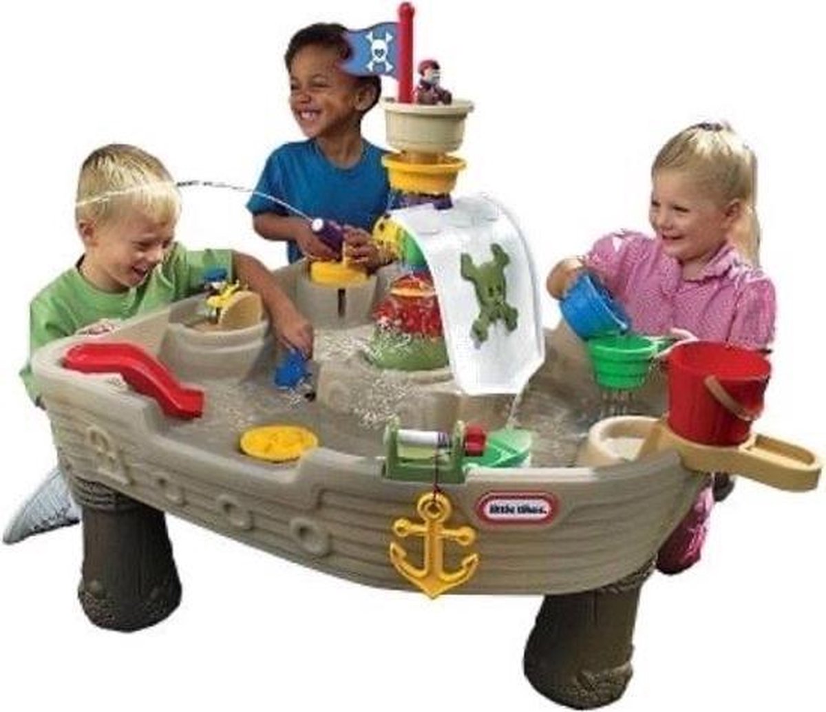 Observeer Savant het einde Little Tikes Watertafel Piratenboot - Zandtafel - Piratenschip -  Buitenspeelgoed -... | bol.com