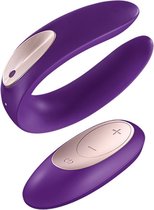 Double Plus Remote Partner Vibrator - Purple