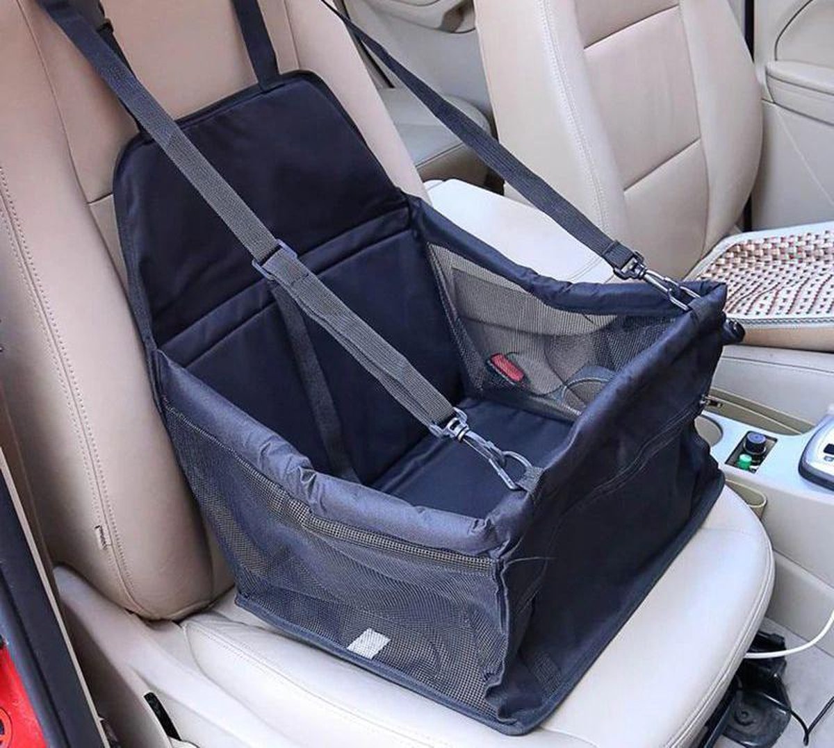 Luxe honden autostoel Opvouwbaar Autostoel Hond |Hondenzitje auto | honden autostoel |Bench| Veilig onderweg | Hondenzitje | Autobench voor hond |Puppyzitje | Hondenmand |Puppy Bench – foto 5