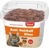 Sanal cat hairball bites cup - 75 gr - 1 stuks