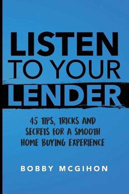 Listen to your lender - Bobby McGihon - cover