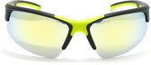 TOULOUSE JAUNE Matt fluoriserend Polarized Sportbril met UV400 Bescherming - Unisex & Universeel - Sportbril - Zonnebril voor Heren en Dames - Fietsaccessoires