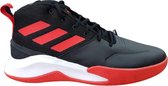 Adidas Own The Game Wide Basketbalschoenen Zwart / Rood / Wit maat 46 2/3