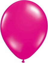 Ballonnen 100 stuks Metallic Donkerroze
