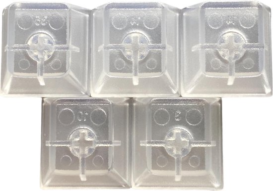 Foto: Transparante keycap voor mechanisch toetsenbord set van 5 keycaps transparent keycap for mechanic keyboard set of 5 keycaps