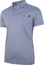 Cavallaro Napoli - Heren Polo - Valiano - Medium Blauw - Maat S