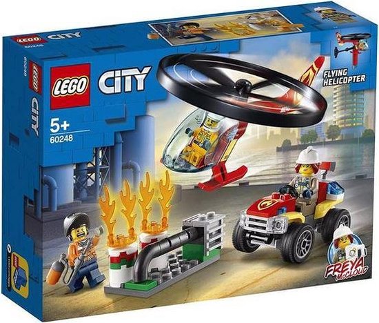 Afbeelding van het spel Playset City Fire Response Helicopter Lego 60248