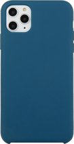 Voor iPhone 11 Pro Max Effen kleur Solid Silicone Shockproof Case (Xingyu Blue)