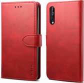 Voor Samsung Galaxy A30s / A50 / A50S GUSSIM Zakelijke stijl horizontale flip lederen tas met houder & kaartsleuven & portemonnee (rood)