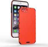 Voor iPhone 6 Plus & 6s Plus schokbestendige graan PC + TPU Case (rood)