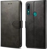 Voor Huawei Y9 Prime (2019) GUSSIM zakelijke stijl horizontale flip lederen tas met houder & kaartsleuven & portemonnee (zwart)