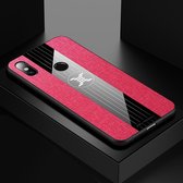 Voor Xiaomi Mi 6X / A2 XINLI stiksels textuur schokbestendige TPU beschermhoes (rood)