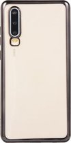 Voor Huawei P30 Electroplating TPU beschermhoes (zwart)