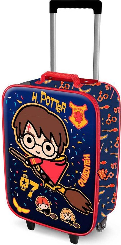 Valise enfant Harry Potter 3D - trousse de voyage - trolley 50cm | bol.com
