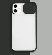 Voor iPhone 11 Sliding Camera Cover Design TPU beschermhoes (zwart)