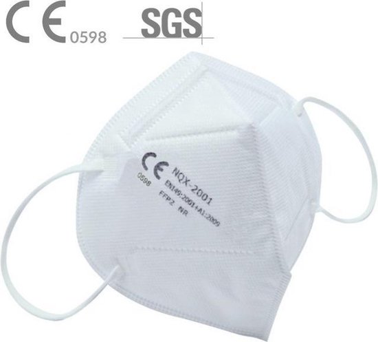 Hoogwaardige Medische FFP2 Mondkapjes / Mondmaskers | Medisch Gecertificeerde Mondmaskers | 10 Stuks