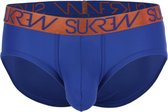 Sukrew | York Apex Brief | Maat XL | Heren Slip Blauw | Mannen Ondergoed