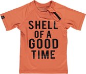 Beach & Bandits - UV Zwemshirt voor kinderen - Shell of A Good Time - Klei - maat 116-122cm